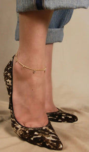 Waterproof Golden Glamour Anklet