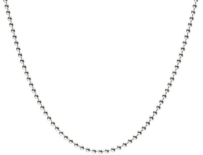 Lola Ball Chain 2mm Necklace - Silver