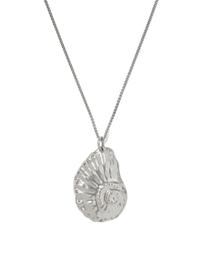 Kendra Scott Marina Long Pendant Necklace in Vintage Silver