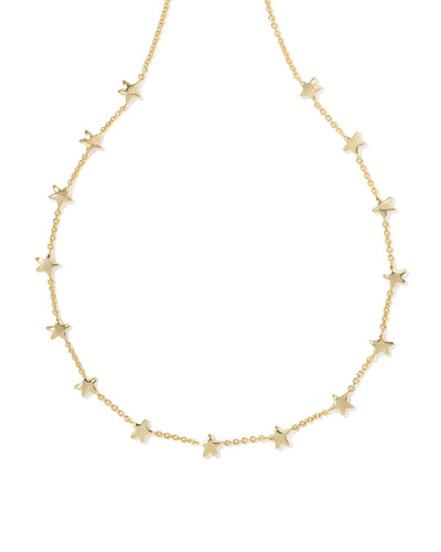 Kendra Scott Sierra Star Strand Necklace in Gold