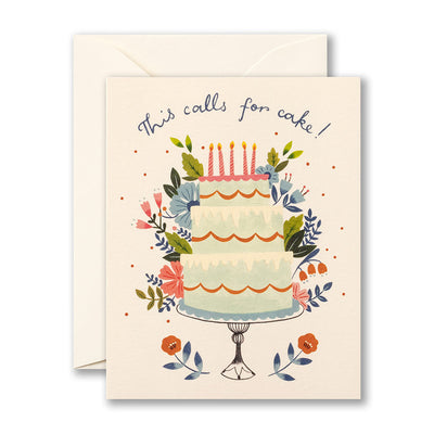 This Calls For Cake Birthday Card