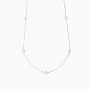 Circle Station Chain Necklace