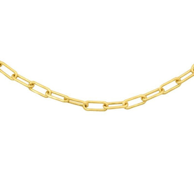 Lola Oval Chain 3.5mm Necklace - Gold