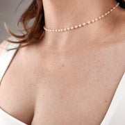 Waterproof Pearl Choker Necklace