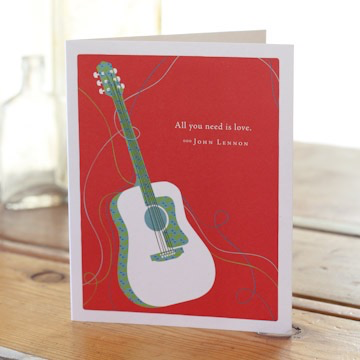 "All You Need Is Love" Friendship Card