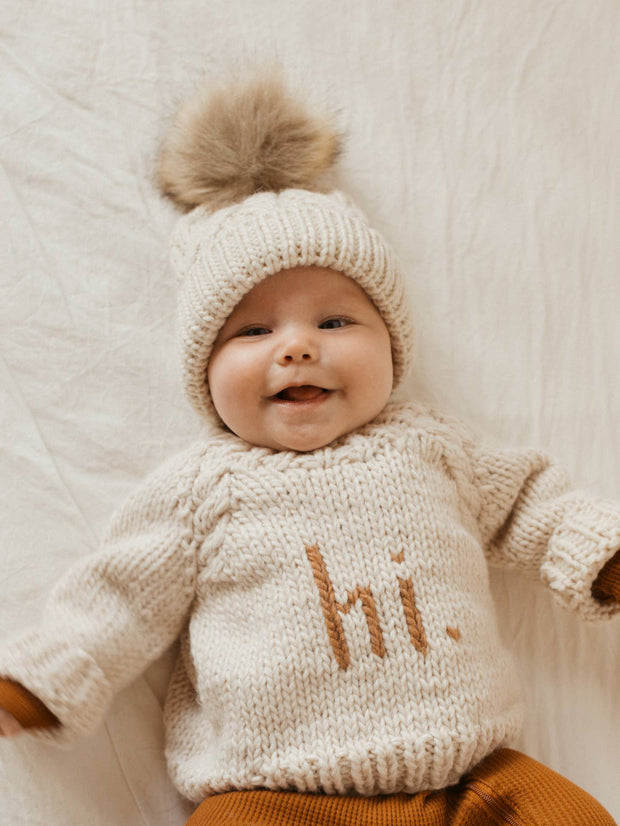 Baby Hi Pecan Sweater