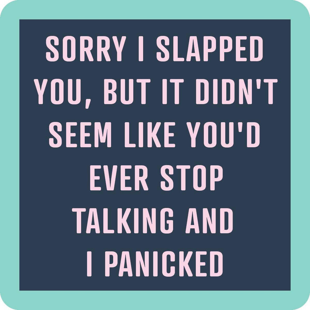 Stop Talking Coaster