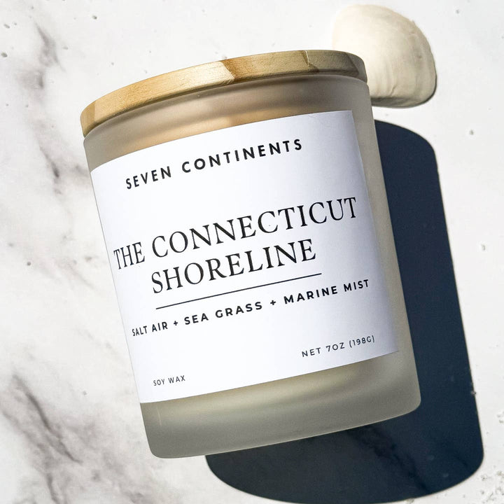 Seven Continents Connecticut Shoreline Candle