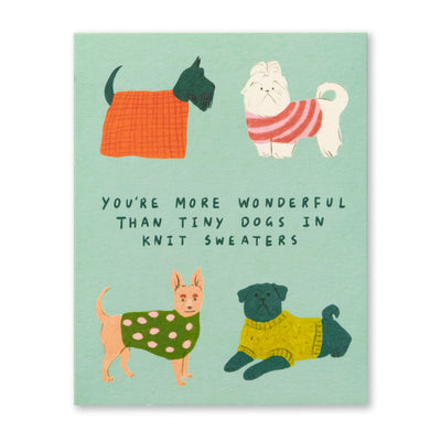 You're More Wonderful Friendship Card