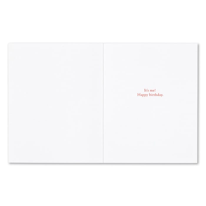 Someone is Happy Birthday Card