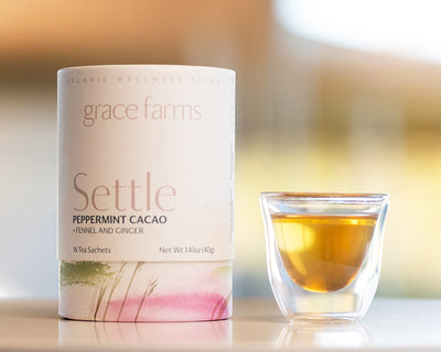 Organic Settle Peppermint & Cocoa Wellness Tea