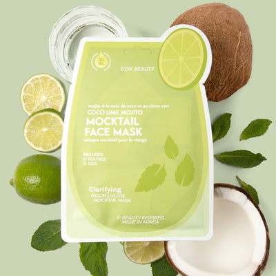 Clarifying Coco Lime Mojito Mocktail Face Mask