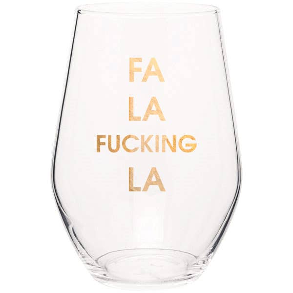 Fa La Wine Glass