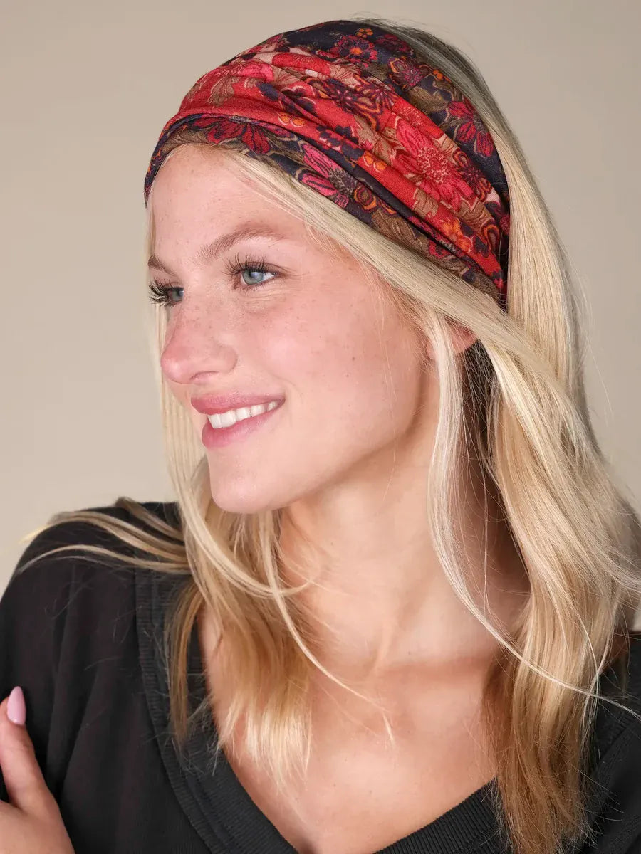 Natural Life Stella Blooms Boho Bandeau Stella Blooms Floral Boho Bandeau Headband & Scarf Accessories