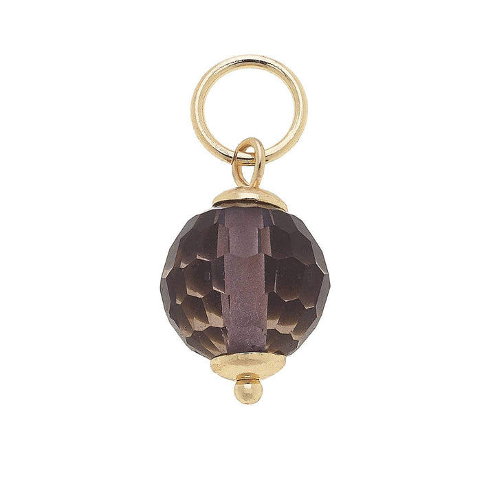 Resin Bead Charm Resin Bead Charm | 18K Gold-Plated Colorful Charm Black Diamond