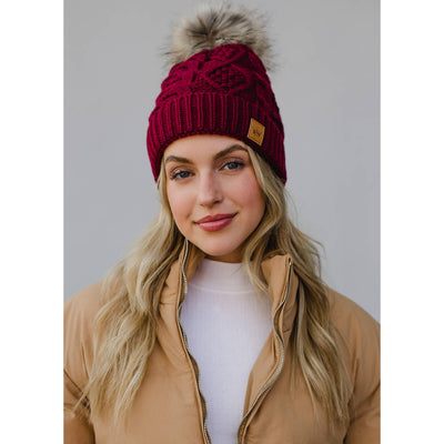 Winter Chill Pom Hat