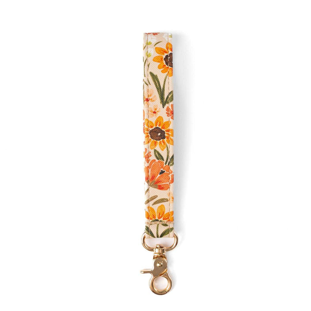 Elyse Breanne Wristlet Keychain - Sunny Poppies