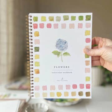 Emily Lex Studio Watercolor Flowers Workbook