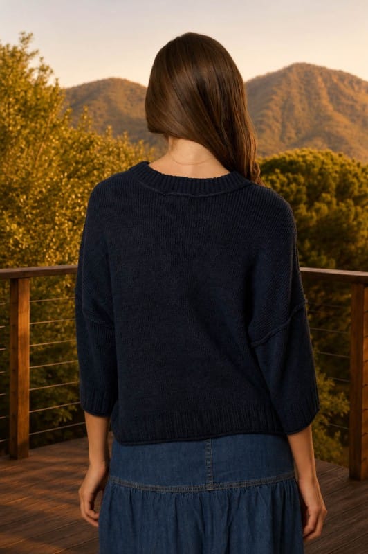 Maren Drop Shoulder Knit Sweater