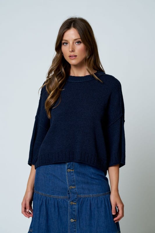 Maren Drop Shoulder Knit Sweater