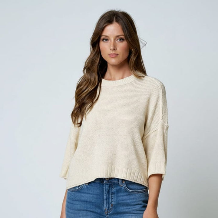 Maren Drop Shoulder Knit Sweater