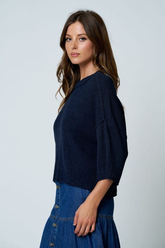Maren Drop Shoulder Knit Sweater