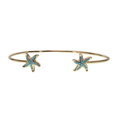 Golden Starfish Cuff