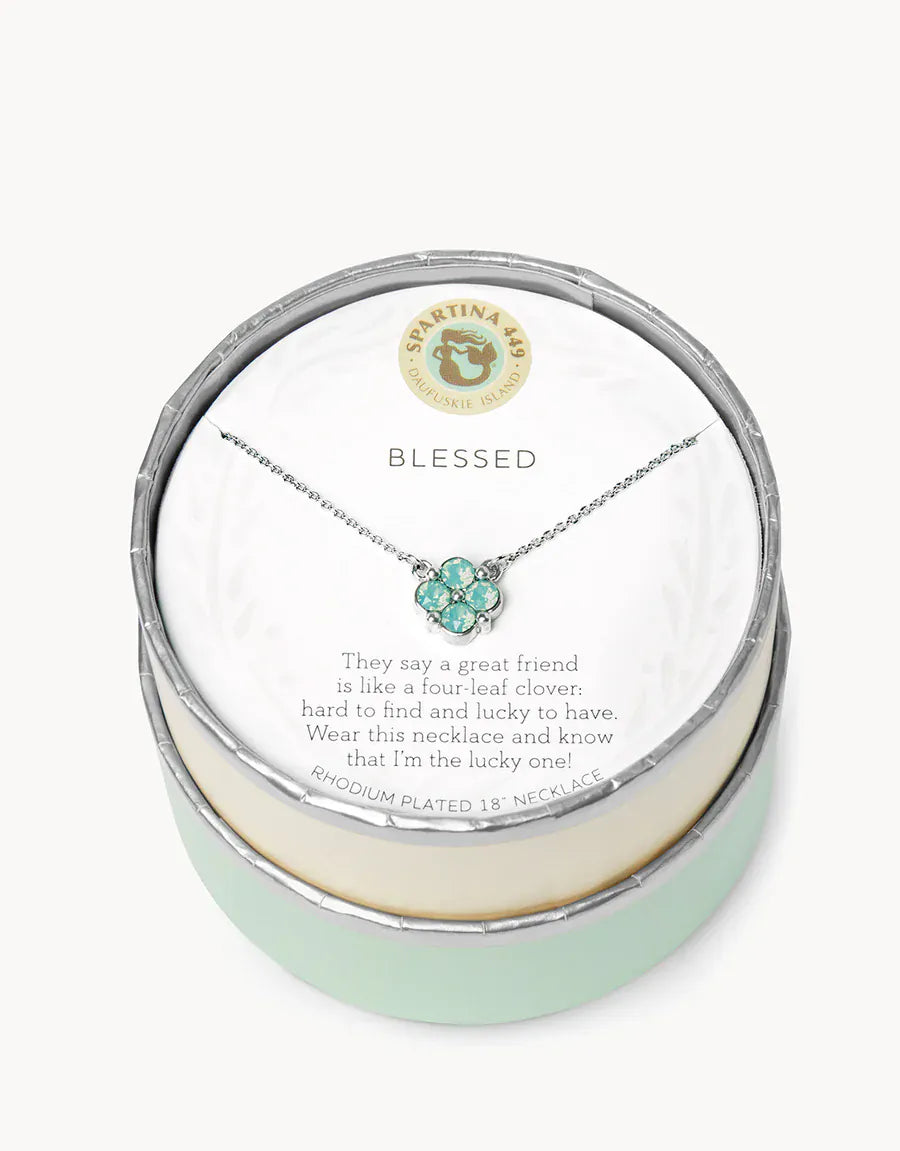 Spartina 449 Blessed Clover Necklace