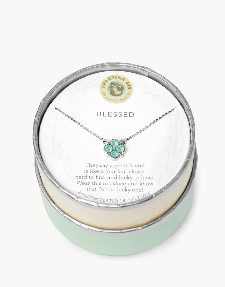 Spartina 449 Blessed Clover Necklace