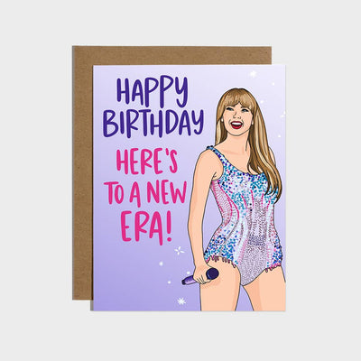 Here's To A New Era Swiftie Birthday Card