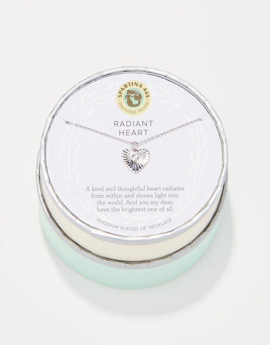 Spartina 449 Radiant Heart Necklace Spartina 449 Radiant Heart Necklace | Silver Gift Box Necklaces