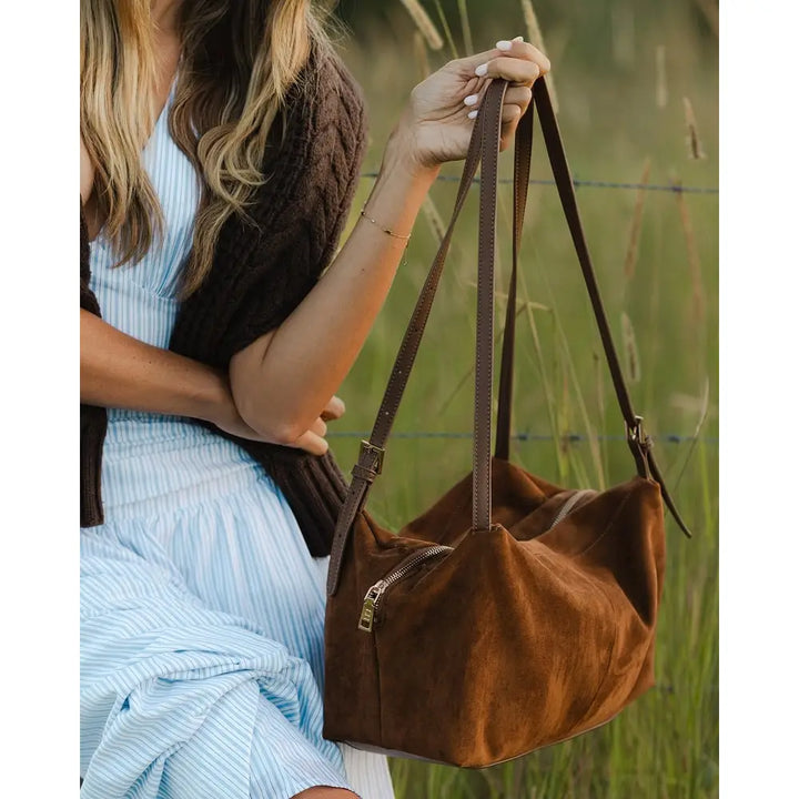 Louenhide Marissa Sueded Shoulder Bag