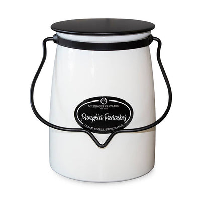 Milkhouse Butter Jar Candle 22 oz - Pumpkin Pancakes