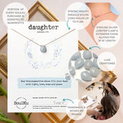 Soulku Angelite Necklace For Daughter