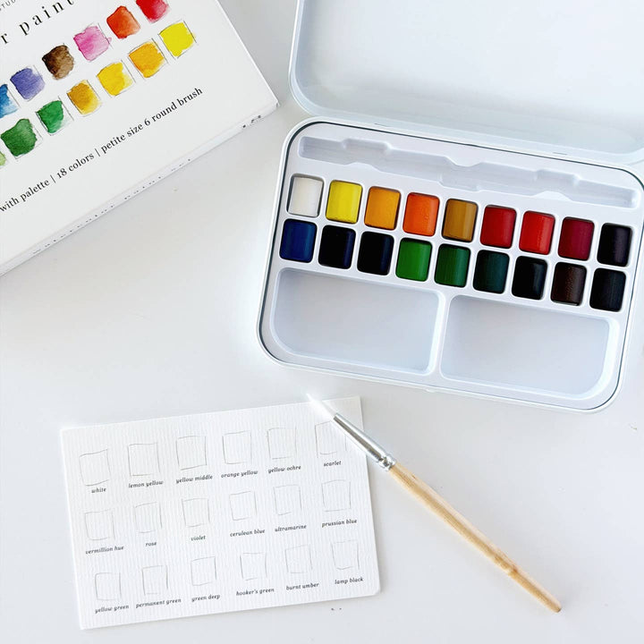 Emily Lex Studio Watercolor 18 Color Paint Set