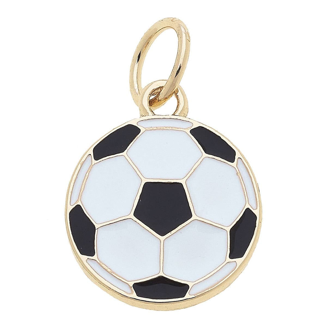 Soccer Ball Enamel Charm Soccer Ball Enamel Charm Charms