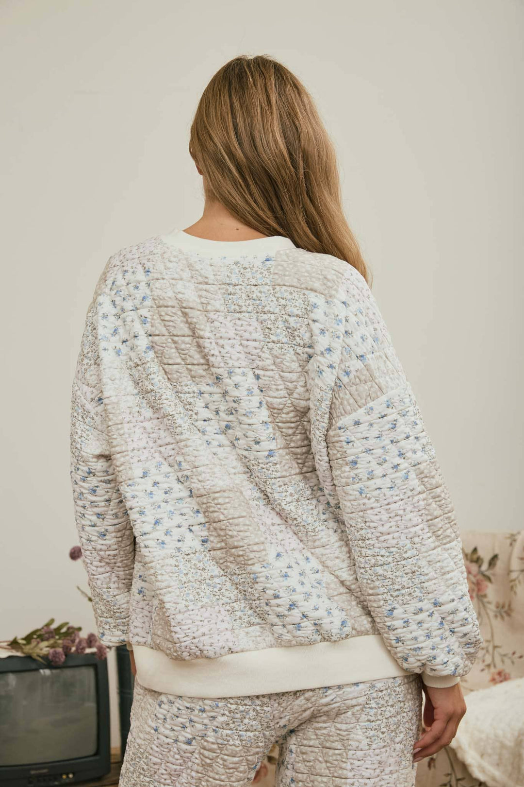 Willow Multi-Floral Patchwork Sweatshirt