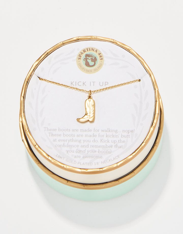 Spartina 449 Kick It Up Cowgirl Boot Necklace Spartina 449 Kick It Up Cowgirl Boot Necklace | Gift Box Necklaces