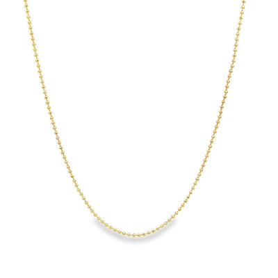Gold Filled Diamod Cut Ball Chain