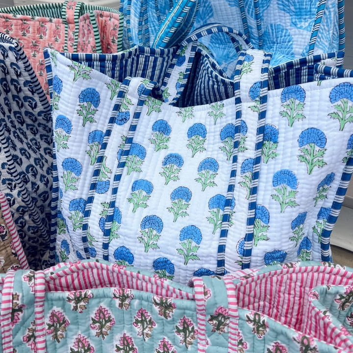 Carry All Quilted Tote Bag