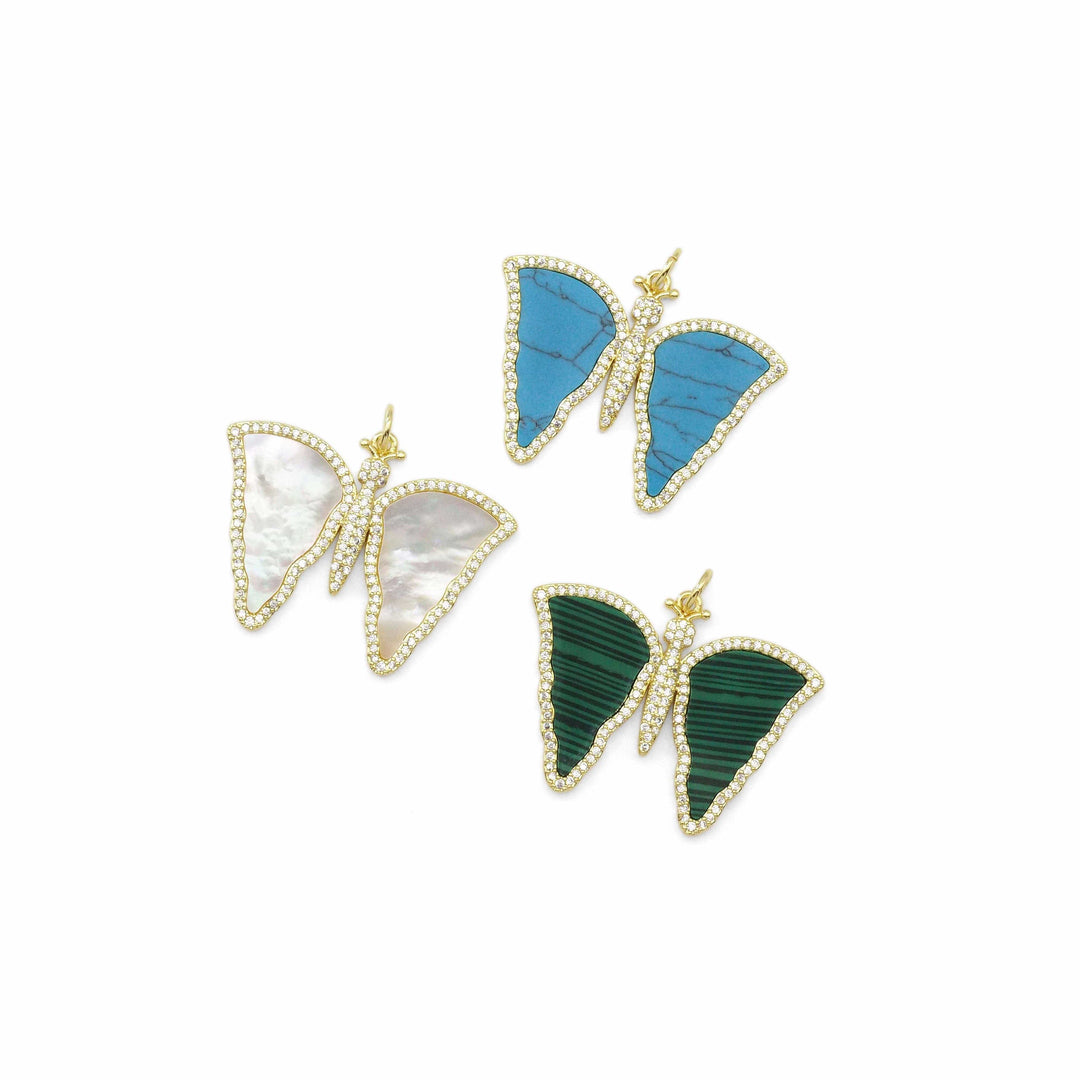 Mother of Pearl Butterfly Pendant