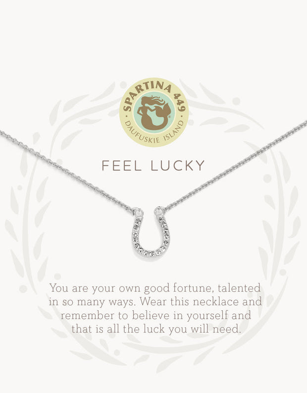 Feel Lucky Horseshoe Necklace