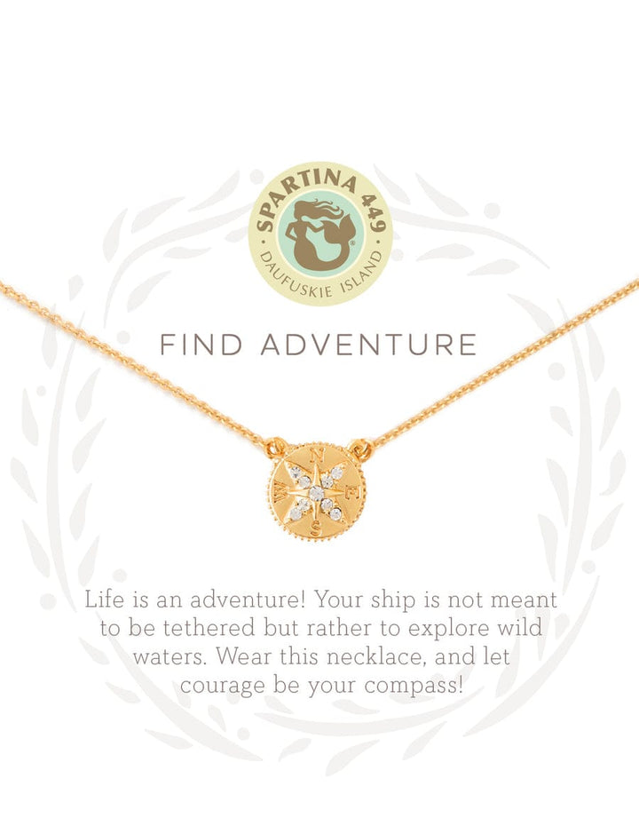 Spartina 449 Sea La Vie Adventure Compass Necklace