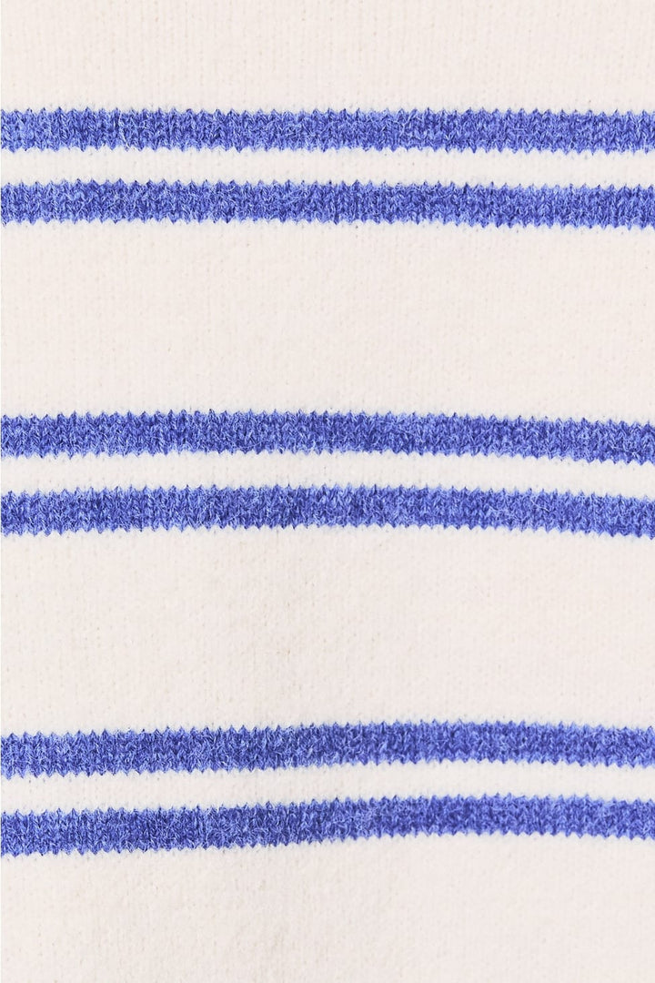 Harbor White &amp; Blue Striped Sweater Harbor White &amp; Blue Striped Sweater Tops