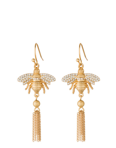 Bee Tassel Earrings