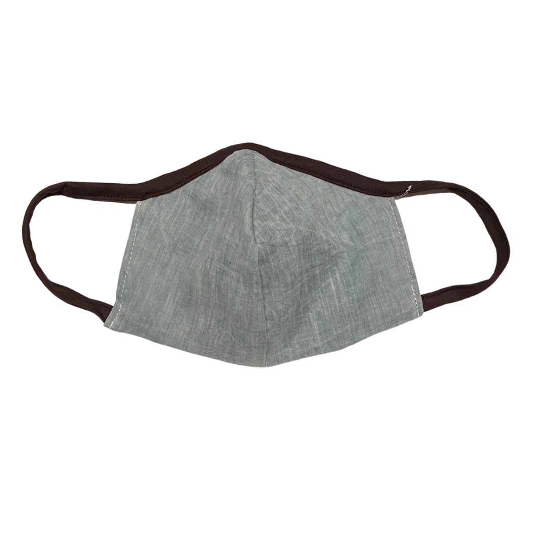 Chambray Blue Mask w/ Filter Pocket