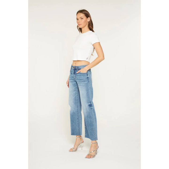 Mica Denim Mid-Rise Tummy Control Wide-Leg Jeans Mica Denim Mid-Rise Tummy Control Wide-Leg Jeans Bottoms