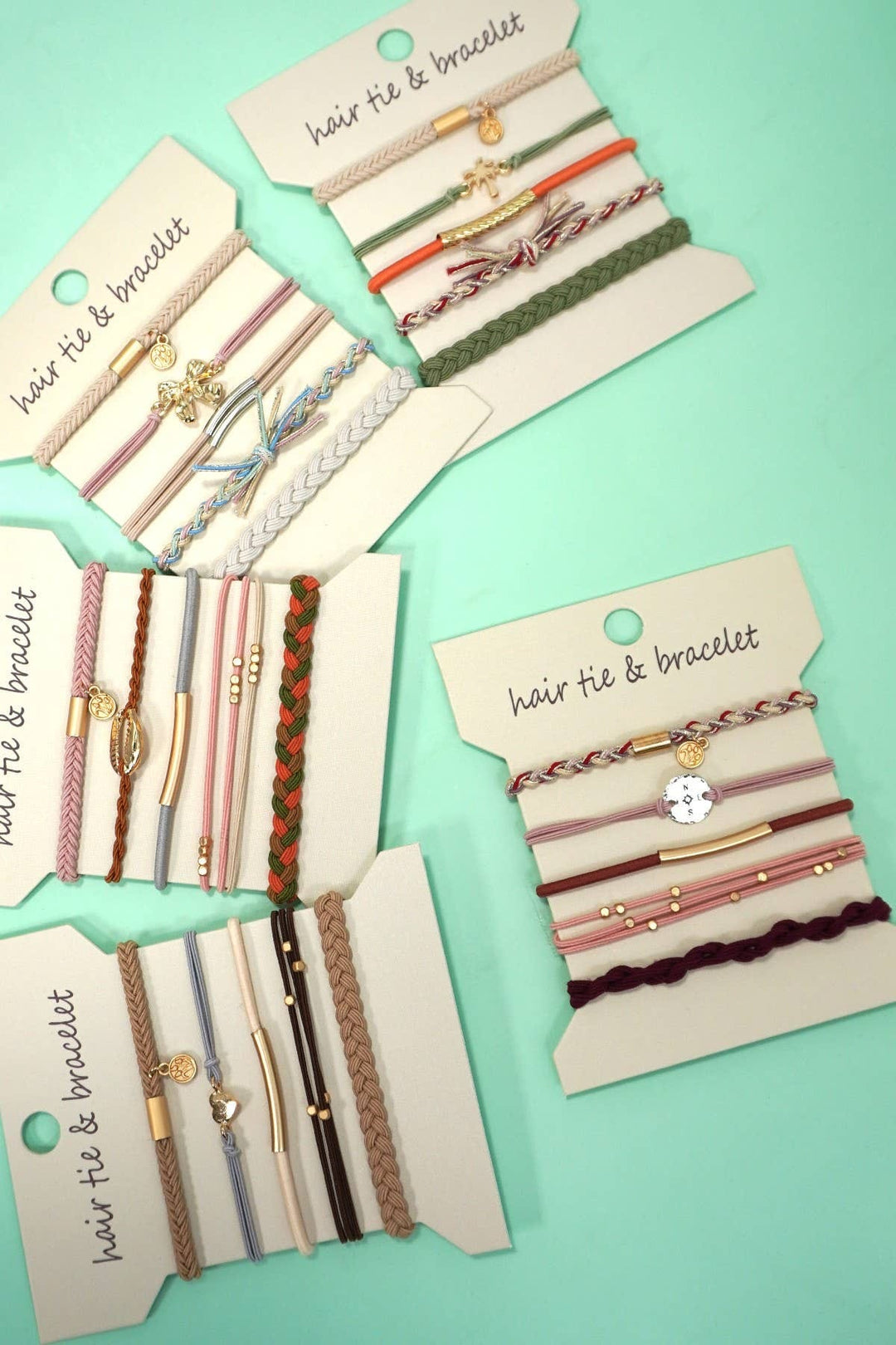 Cute Bracelet Hair Tie Set