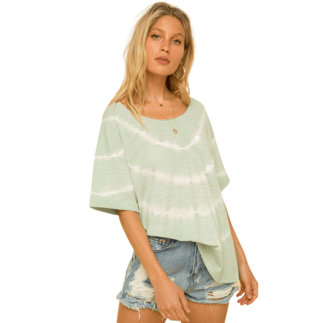 Sage Me Tie Dye Top