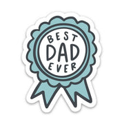 Best Dad Ever Sticker Cad